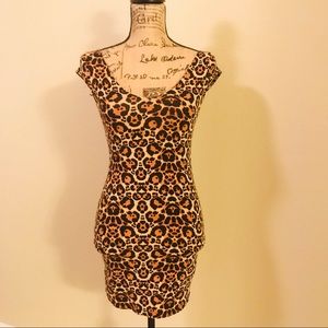Forever21 Leopard print mini dress